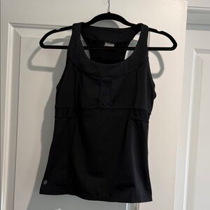 Athleta Women's Black Athletic Tank Top with integrated bra